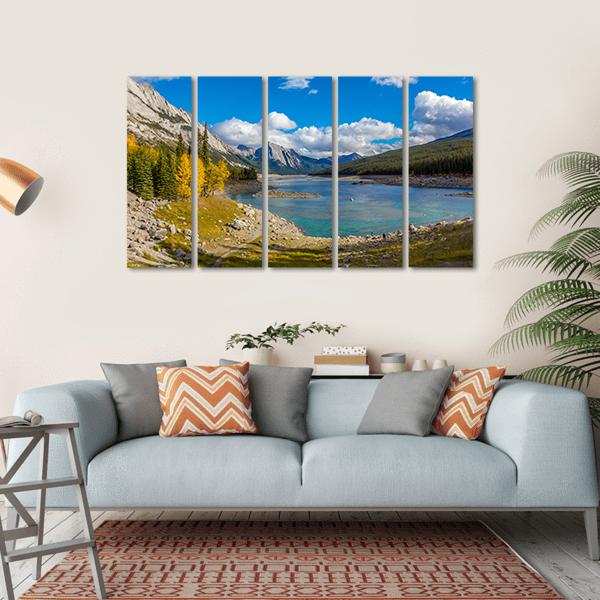 Jasper National Park Canada Canvas Wall Art-5 Horizontal-Gallery Wrap-22" x 12"-Tiaracle
