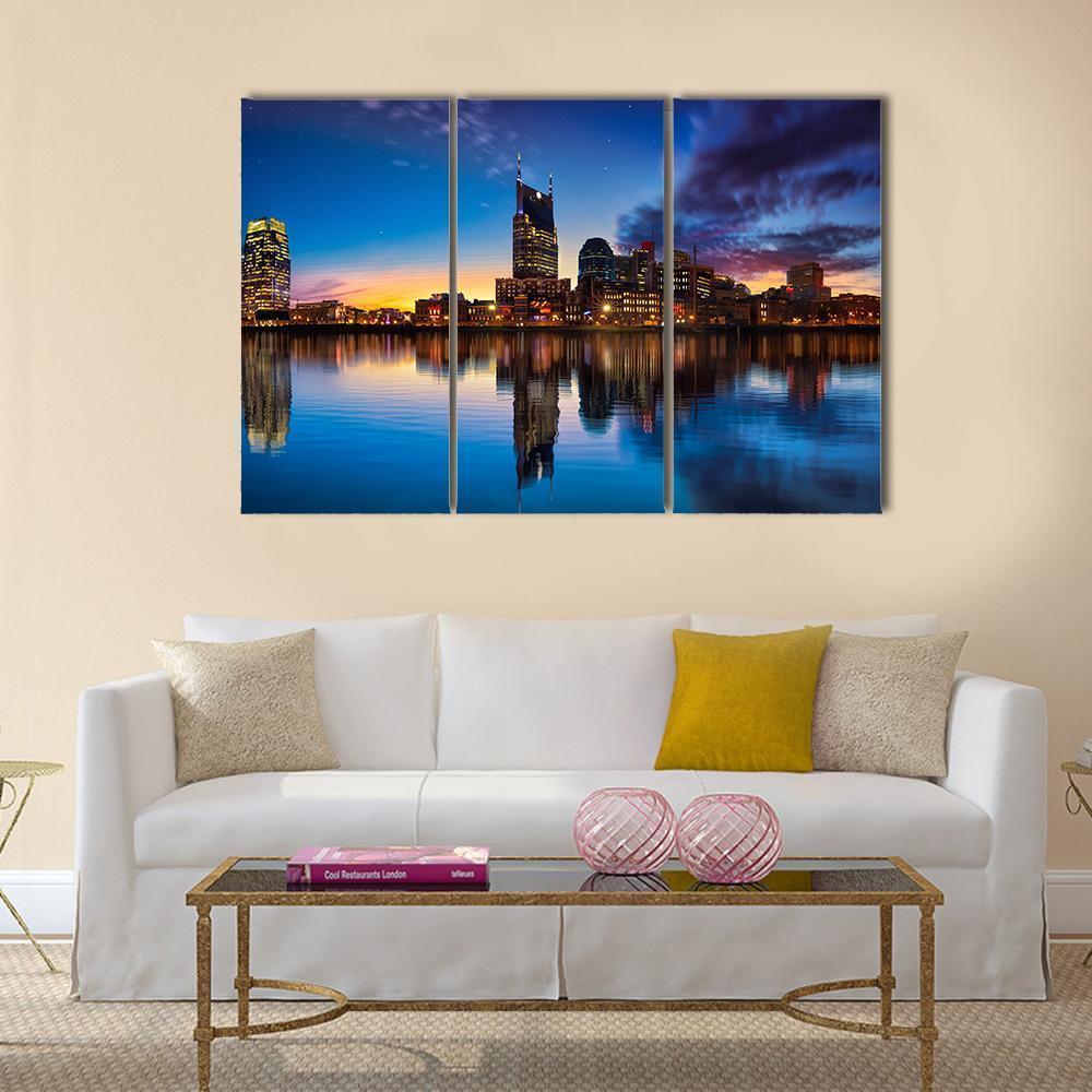Jinji Lake In China Canvas Wall Art-3 Horizontal-Gallery Wrap-37" x 24"-Tiaracle