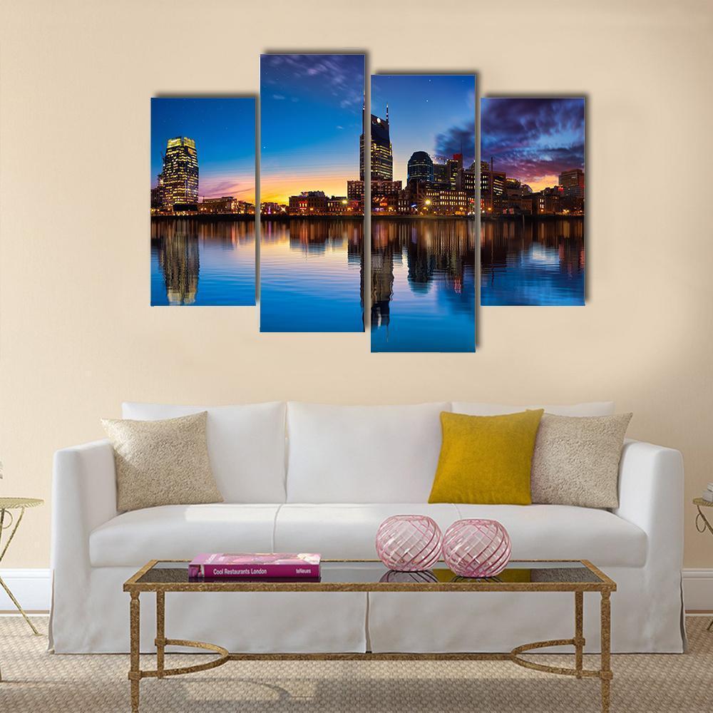 Jinji Lake In China Canvas Wall Art-4 Pop-Gallery Wrap-50" x 32"-Tiaracle