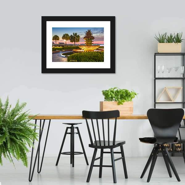 Joe Riley Waterfront Park Canvas Wall Art-3 Horizontal-Gallery Wrap-25&quot; x 16&quot;-Tiaracle