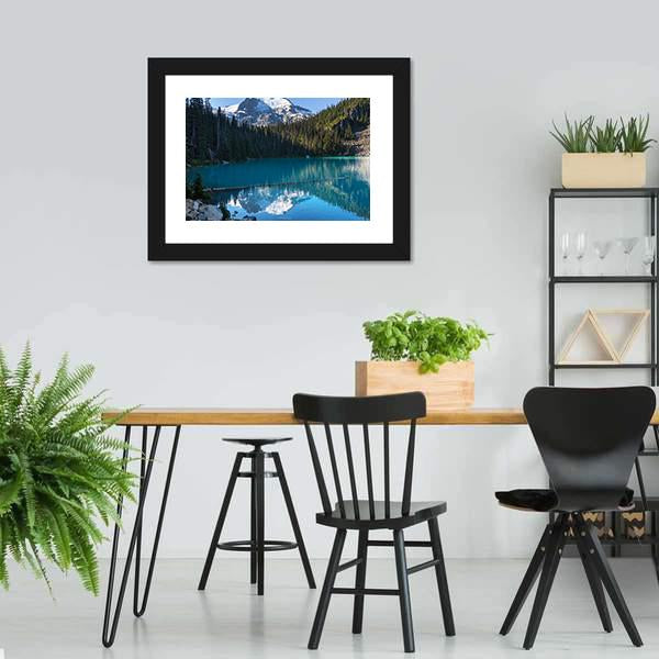 Joffre Lake Canada Canvas Wall Art-3 Horizontal-Gallery Wrap-25" x 16"-Tiaracle