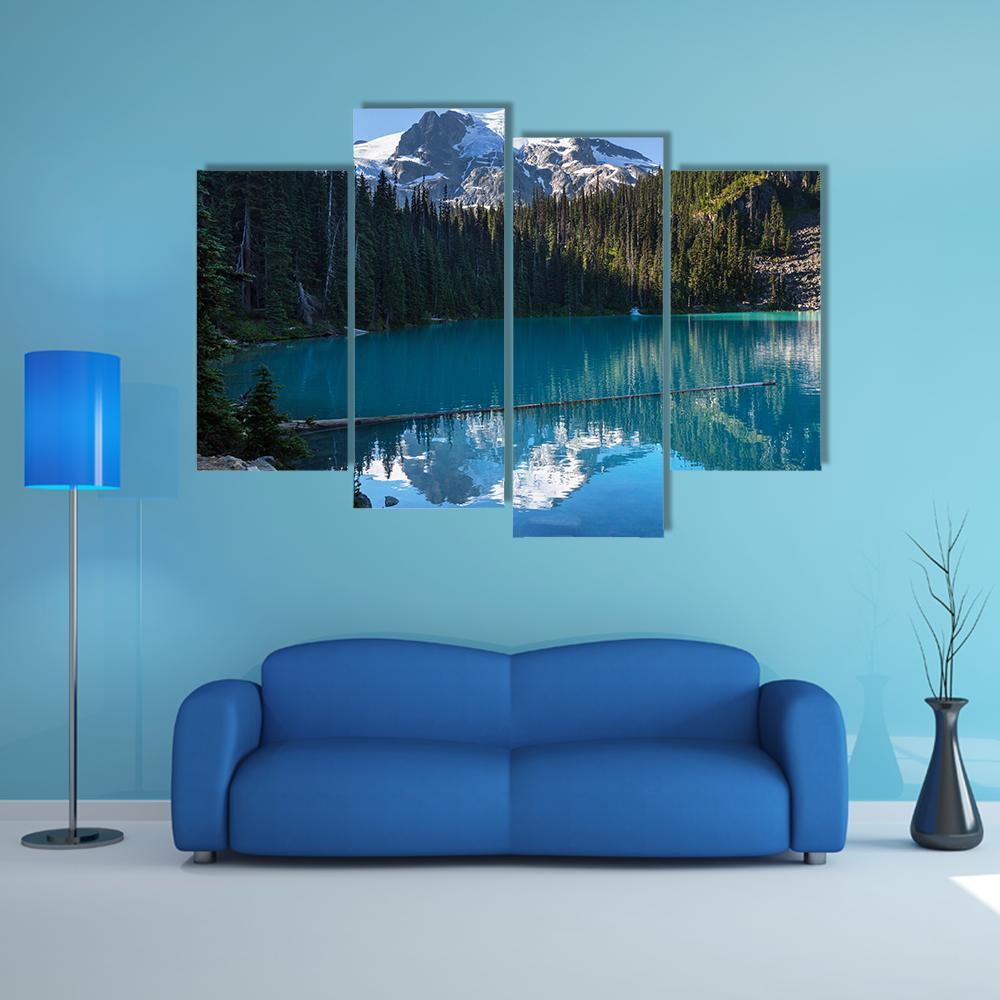 Joffre Lake Canada Canvas Wall Art-4 Pop-Gallery Wrap-50" x 32"-Tiaracle