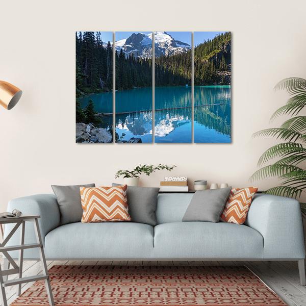 Joffre Lake Canada Canvas Wall Art-4 Horizontal-Gallery Wrap-34" x 24"-Tiaracle