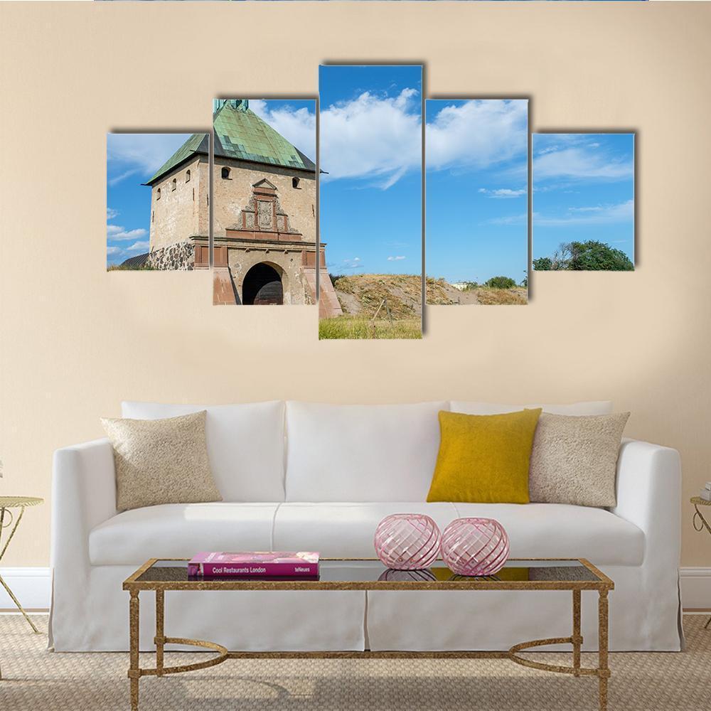 Johannisborg Castle Sweden Canvas Wall Art-5 Star-Gallery Wrap-62" x 32"-Tiaracle