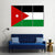 Jordan Flag Canvas Wall Art-3 Horizontal-Gallery Wrap-37" x 24"-Tiaracle