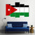 Jordan Flag Canvas Wall Art-3 Horizontal-Gallery Wrap-37" x 24"-Tiaracle