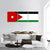 Jordan Flag Panoramic Canvas Wall Art-3 Piece-25" x 08"-Tiaracle