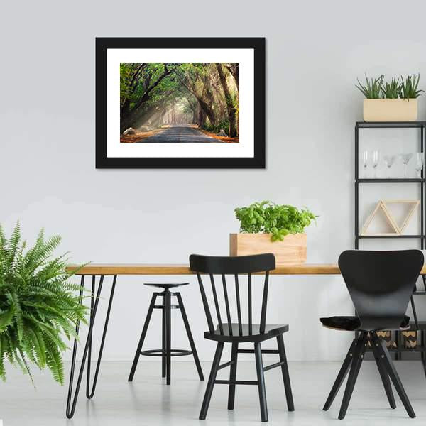 Journey Through Forest Canvas Wall Art-5 Horizontal-Gallery Wrap-22&quot; x 12&quot;-Tiaracle
