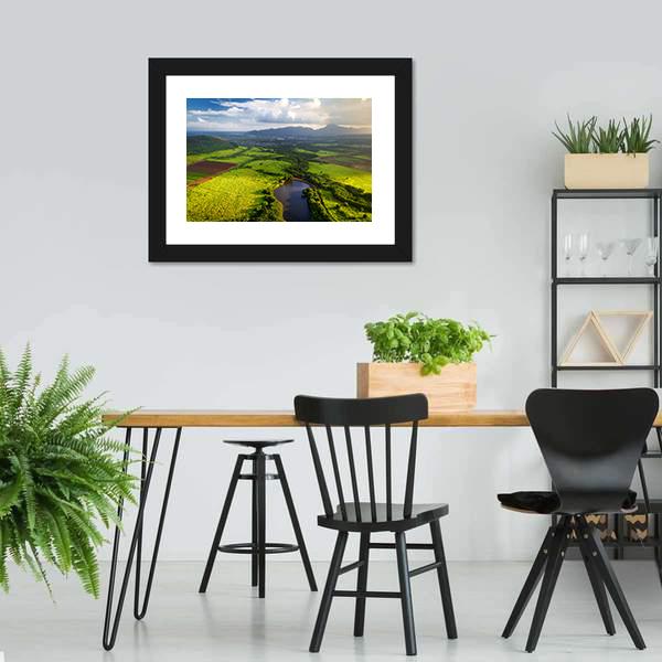 Jungle In Kauai Panoramic Canvas Wall Art-1 Piece-36" x 12"-Tiaracle