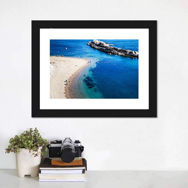 Jurassic Coast Of Dorset Canvas Wall Art-1 Piece-Framed Print-20" x 16"-Tiaracle