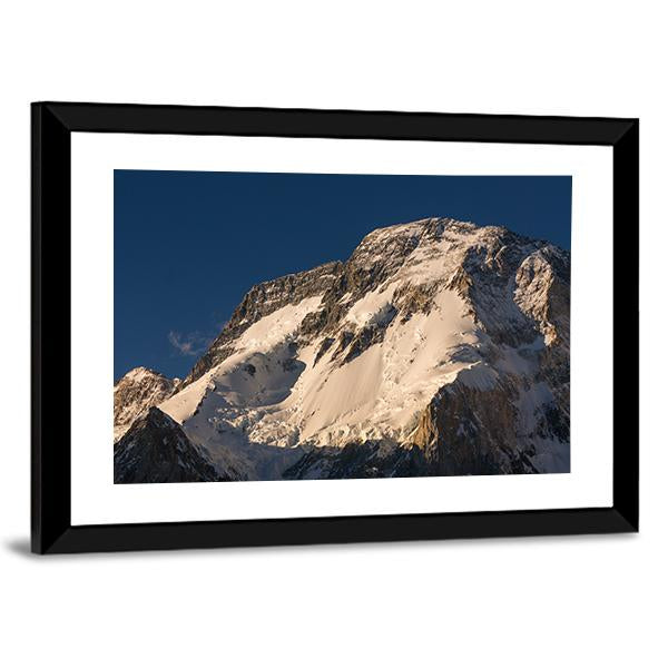 K2 Broad Peak Mountain Canvas Wall Art-5 Horizontal-Gallery Wrap-22" x 12"-Tiaracle