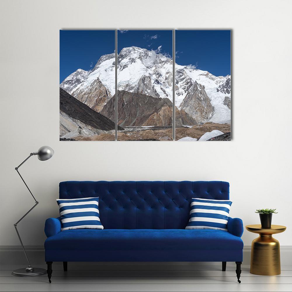 K2 Trek In Pakistan Canvas Wall Art-3 Horizontal-Gallery Wrap-25" x 16"-Tiaracle