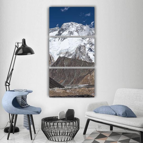 K2 Trek In Pakistan Vertical Canvas Wall Art-3 Vertical-Gallery Wrap-12" x 25"-Tiaracle