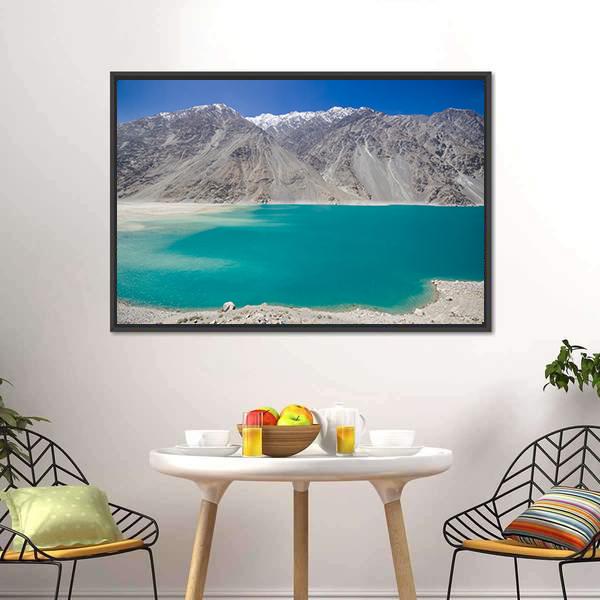 Kachura Lake In Skardu Canvas Wall Art-5 Horizontal-Gallery Wrap-22" x 12"-Tiaracle