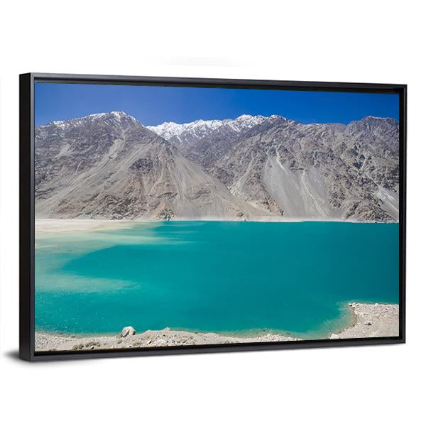 Kachura Lake In Skardu Canvas Wall Art-5 Horizontal-Gallery Wrap-22" x 12"-Tiaracle