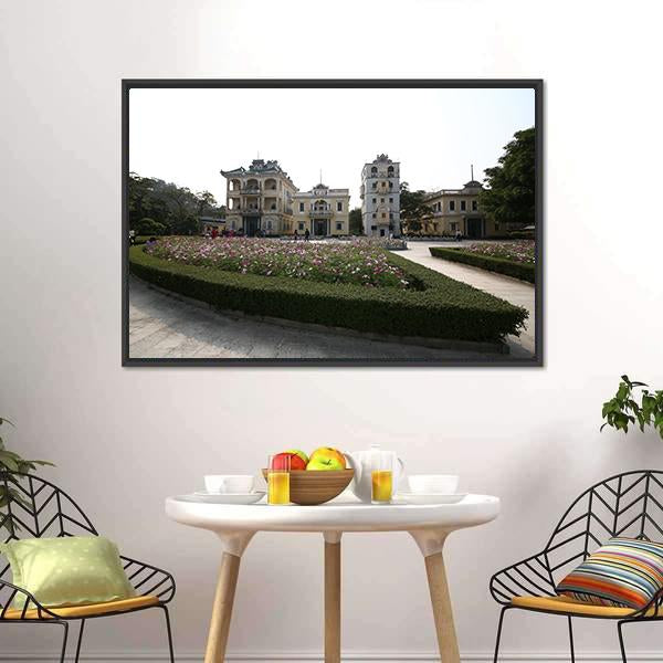 Kaiping Garden China Canvas Wall Art-3 Horizontal-Gallery Wrap-25" x 16"-Tiaracle