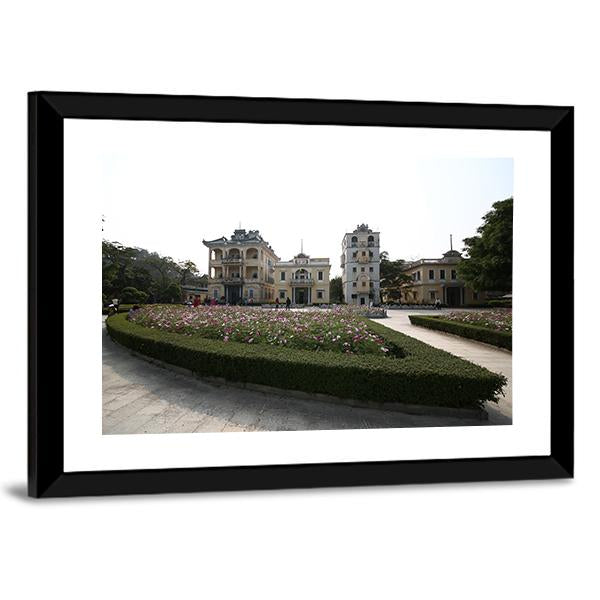Kaiping Garden China Canvas Wall Art-3 Horizontal-Gallery Wrap-25" x 16"-Tiaracle