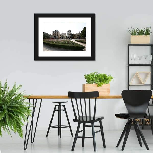 Kaiping Garden China Canvas Wall Art-3 Horizontal-Gallery Wrap-25" x 16"-Tiaracle