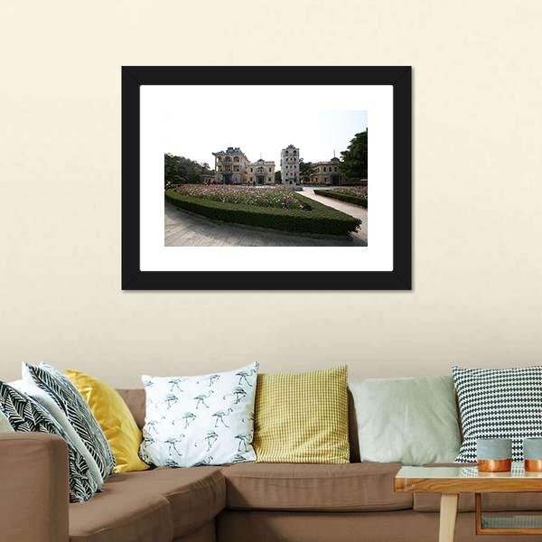 Kaiping Garden China Canvas Wall Art-3 Horizontal-Gallery Wrap-25" x 16"-Tiaracle
