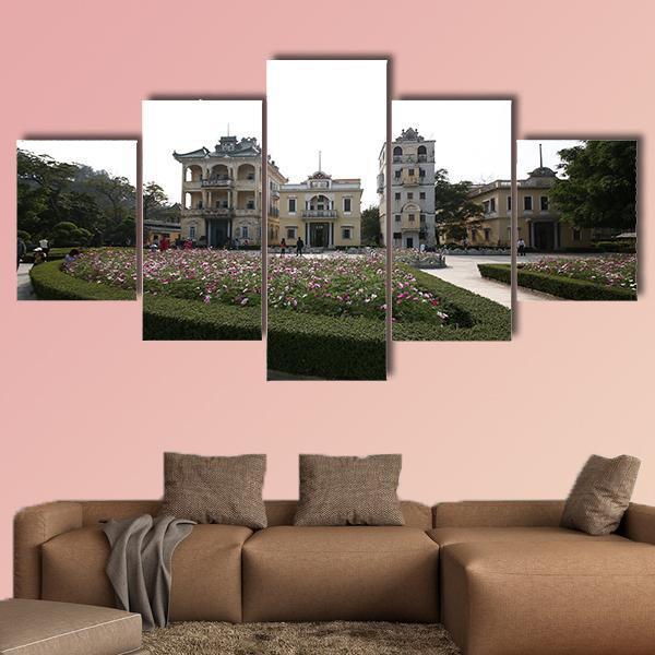 Kaiping Garden China Canvas Wall Art-5 Star-Gallery Wrap-62" x 32"-Tiaracle