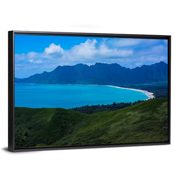 Kaiwa Ridge Trail Canvas Wall Art-3 Horizontal-Gallery Wrap-25" x 16"-Tiaracle