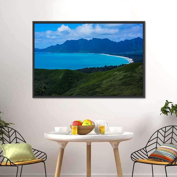 Kaiwa Ridge Trail Canvas Wall Art-3 Horizontal-Gallery Wrap-25" x 16"-Tiaracle