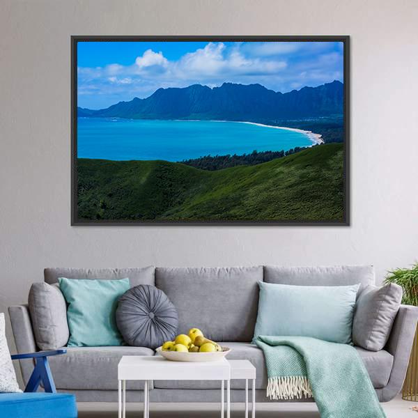 Kaiwa Ridge Trail Canvas Wall Art-3 Horizontal-Gallery Wrap-25" x 16"-Tiaracle