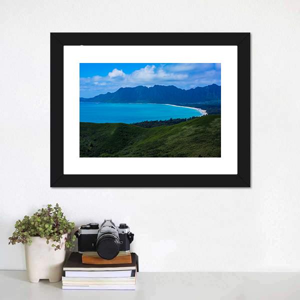 Kaiwa Ridge Trail Canvas Wall Art-1 Piece-Framed Print-20" x 16"-Tiaracle