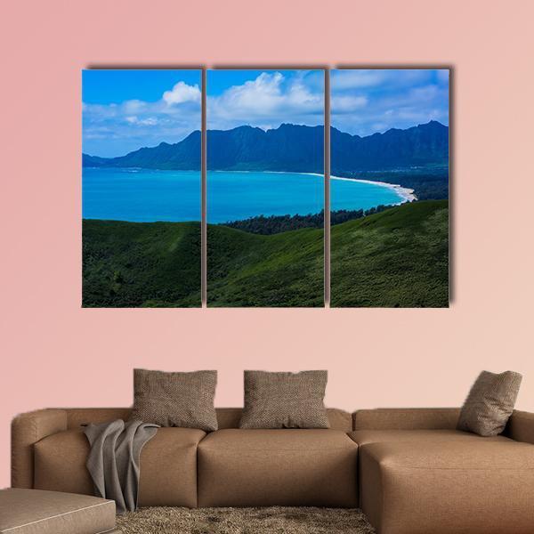 Kaiwa Ridge Trail Canvas Wall Art-3 Horizontal-Gallery Wrap-37" x 24"-Tiaracle