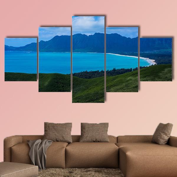 Kaiwa Ridge Trail Canvas Wall Art-5 Star-Gallery Wrap-62" x 32"-Tiaracle