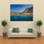 Kamares Beach & Village Canvas Wall Art-4 Horizontal-Gallery Wrap-34" x 24"-Tiaracle