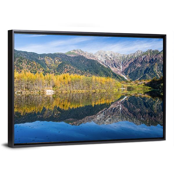 Kamikochi In Northern Japan Canvas Wall Art-3 Horizontal-Gallery Wrap-25" x 16"-Tiaracle