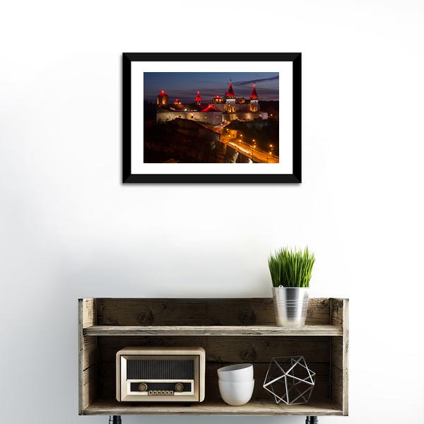 Kamyanets-Podilsky Ukraine Canvas Wall Art-3 Horizontal-Gallery Wrap-25" x 16"-Tiaracle