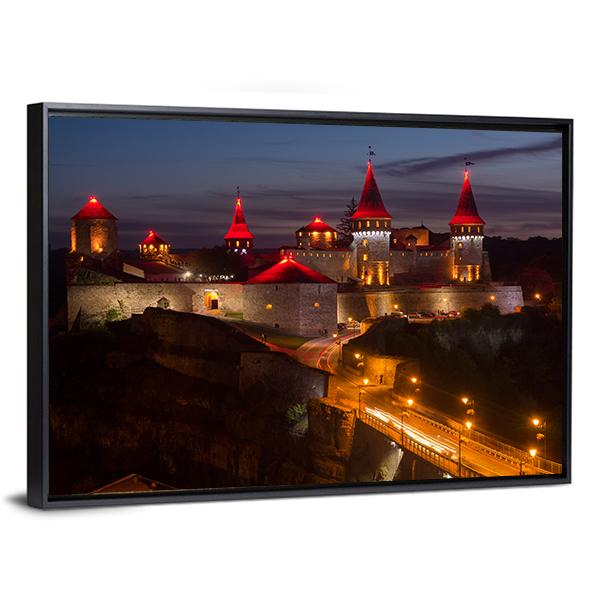 Kamyanets-Podilsky Ukraine Canvas Wall Art-3 Horizontal-Gallery Wrap-25" x 16"-Tiaracle