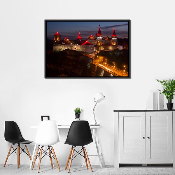 Kamyanets-Podilsky Ukraine Canvas Wall Art-3 Horizontal-Gallery Wrap-25" x 16"-Tiaracle
