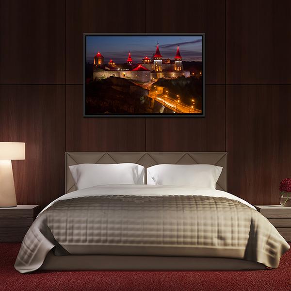 Kamyanets-Podilsky Ukraine Canvas Wall Art-3 Horizontal-Gallery Wrap-25" x 16"-Tiaracle