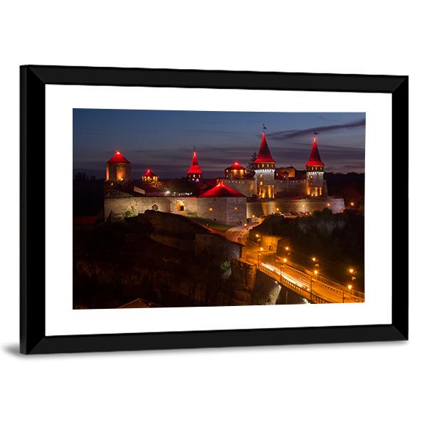 Kamyanets-Podilsky Ukraine Canvas Wall Art-3 Horizontal-Gallery Wrap-25" x 16"-Tiaracle