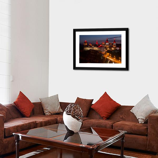 Kamyanets-Podilsky Ukraine Canvas Wall Art-3 Horizontal-Gallery Wrap-25" x 16"-Tiaracle