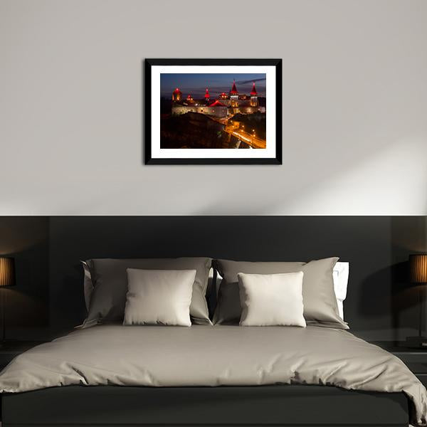 Kamyanets-Podilsky Ukraine Canvas Wall Art-3 Horizontal-Gallery Wrap-25" x 16"-Tiaracle