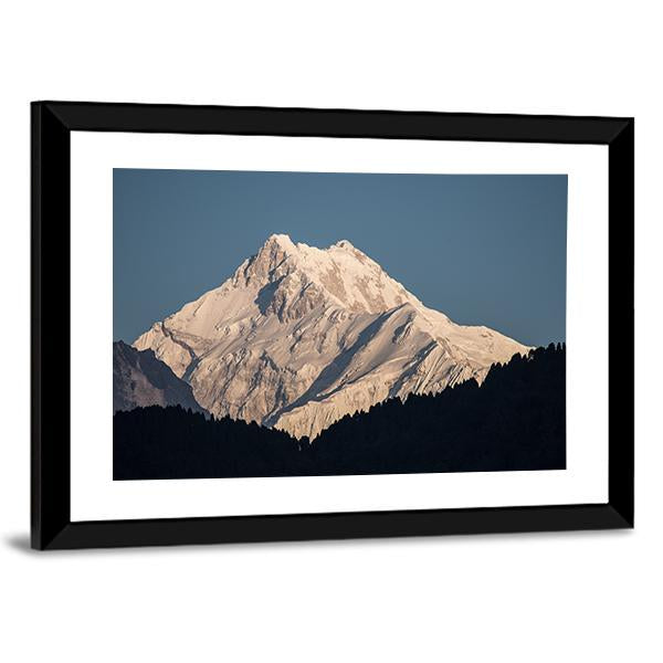 Kanchenjunga Peak In India Canvas Wall Art-3 Horizontal-Gallery Wrap-25" x 16"-Tiaracle