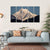 Kanchenjunga Peak In India Canvas Wall Art-5 Horizontal-Gallery Wrap-22" x 12"-Tiaracle