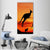 Kangaroos Silhouette Vertical Canvas Wall Art-3 Vertical-Gallery Wrap-12" x 25"-Tiaracle