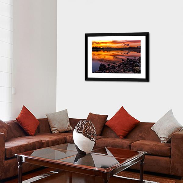Kansas City Skyline Missouri Canvas Wall Art-5 Horizontal-Gallery Wrap-22" x 12"-Tiaracle