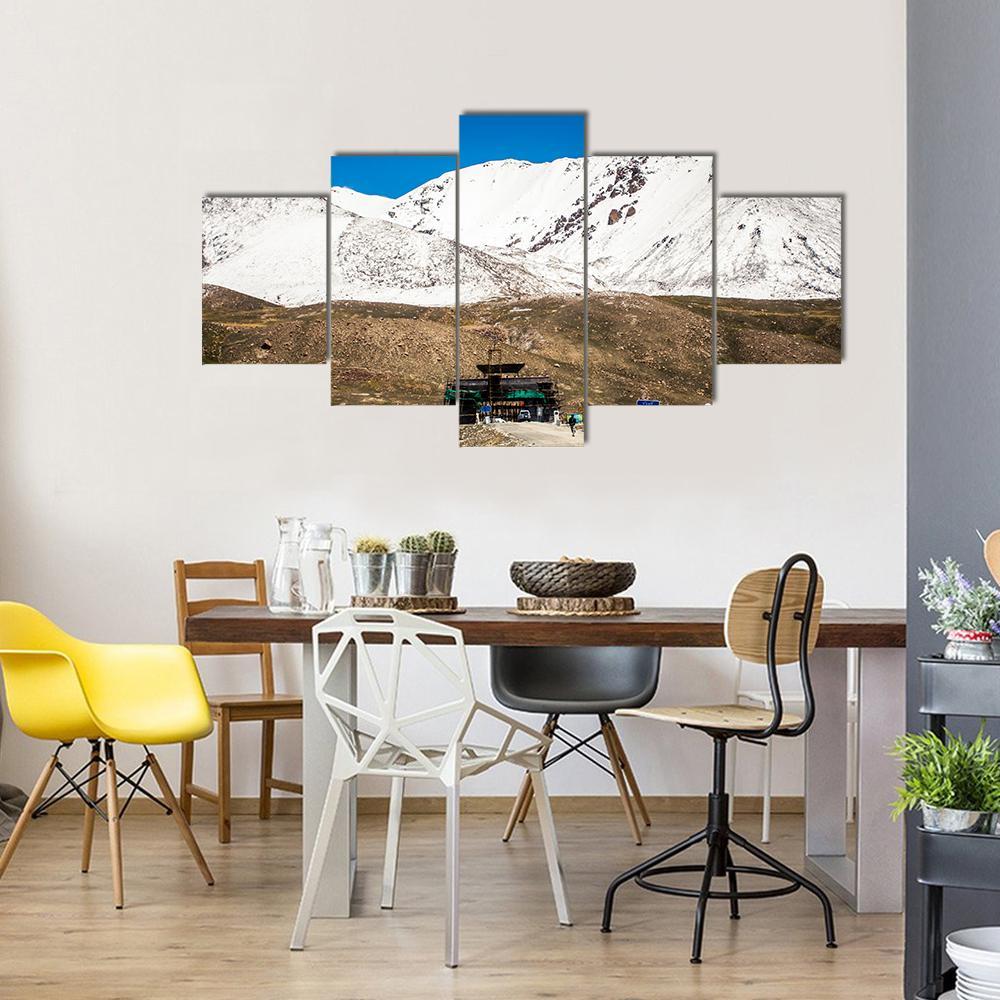 Karakoram Mountain Range Pakistan Canvas Wall Art-4 Pop-Gallery Wrap-50" x 32"-Tiaracle