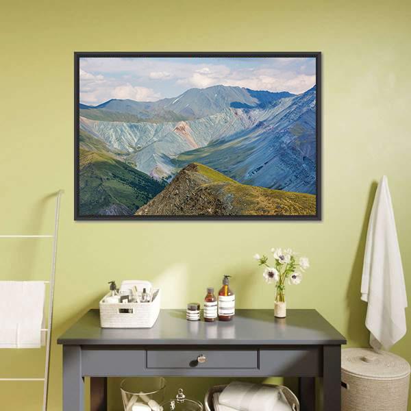Karatyurek Pass Russia Canvas Wall Art-1 Piece-Floating Frame-24" x 16"-Tiaracle