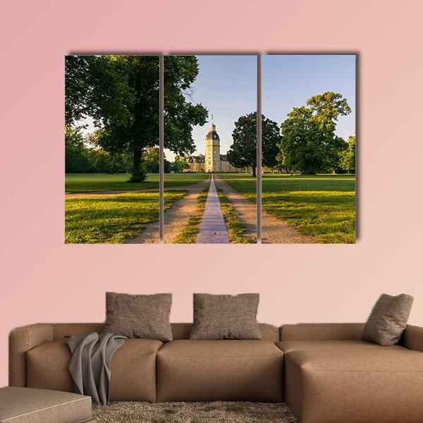 Karlsruhe Palace Germany Canvas Wall Art-3 Horizontal-Gallery Wrap-25" x 16"-Tiaracle