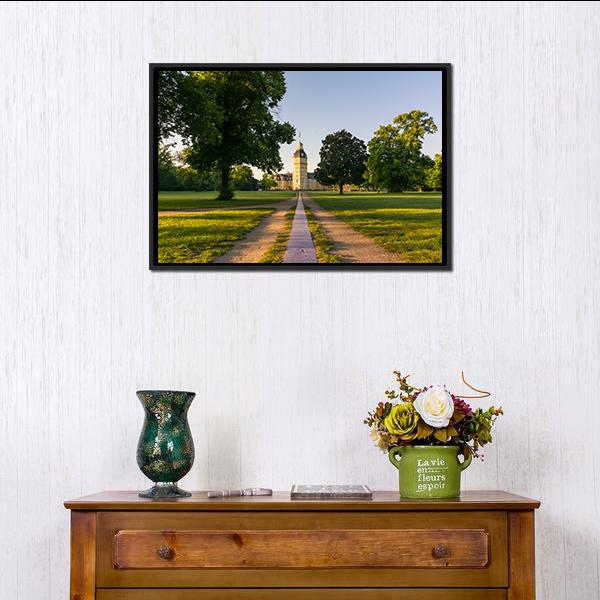 Karlsruhe Palace Germany Canvas Wall Art-3 Horizontal-Gallery Wrap-25" x 16"-Tiaracle