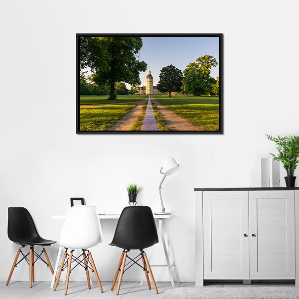 Karlsruhe Palace Germany Canvas Wall Art-3 Horizontal-Gallery Wrap-25" x 16"-Tiaracle