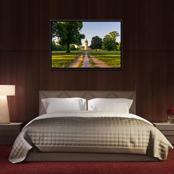 Karlsruhe Palace Germany Canvas Wall Art-3 Horizontal-Gallery Wrap-25" x 16"-Tiaracle