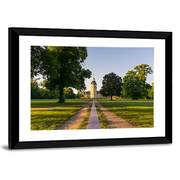 Karlsruhe Palace Germany Canvas Wall Art-3 Horizontal-Gallery Wrap-25" x 16"-Tiaracle